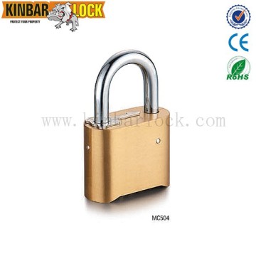 Resettable brass combination lock