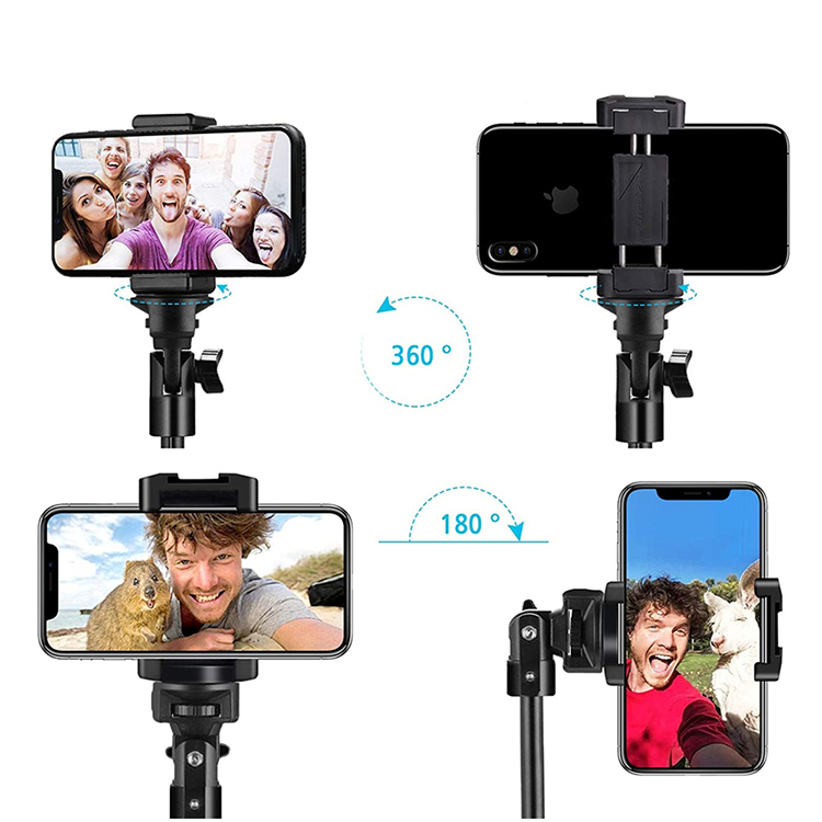 Foldable 1.3M Aluminum Selfie Tripod 