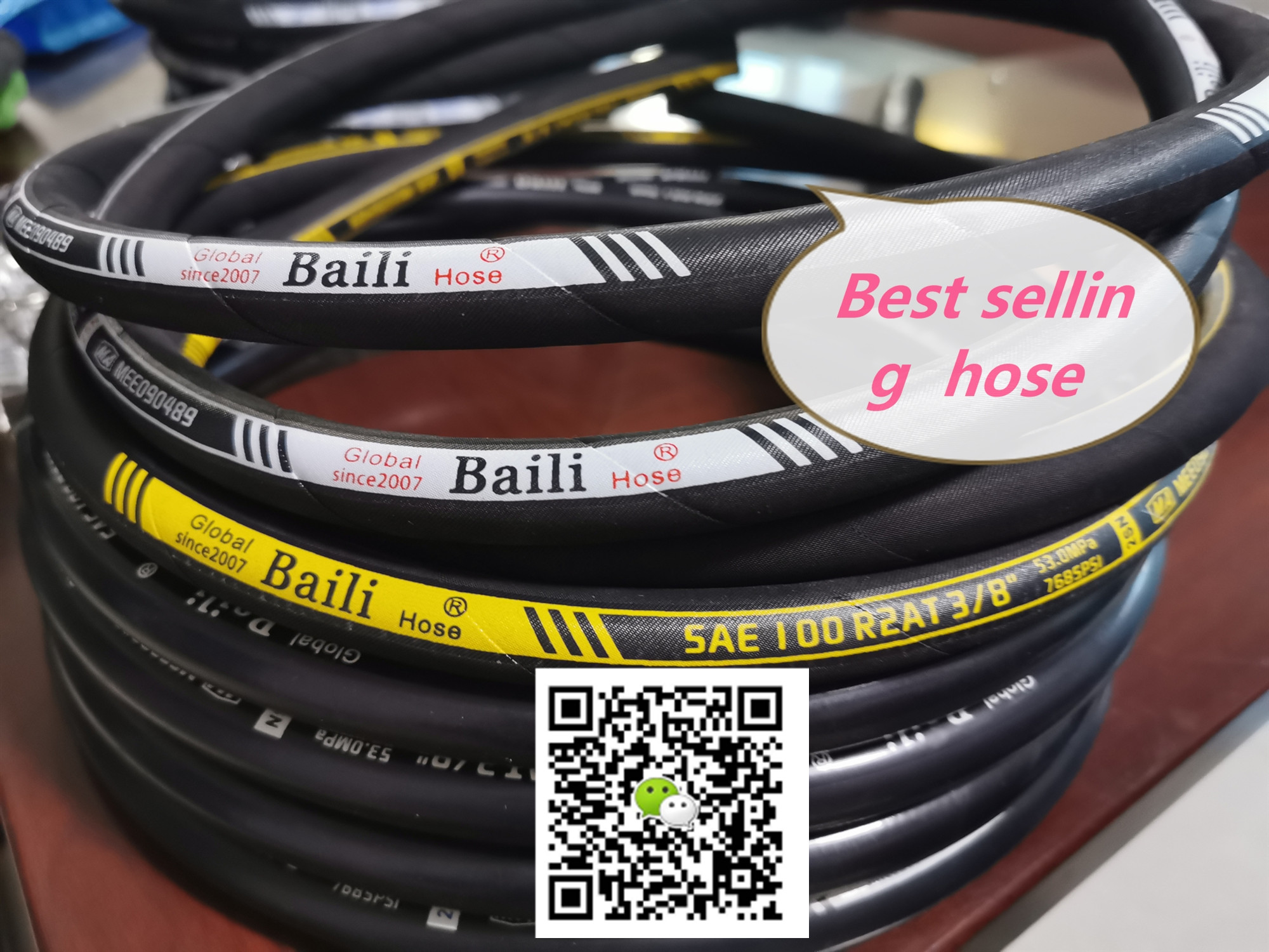 High Pressure3/4 inch R1 /R2 Hydraulic Hose made in China