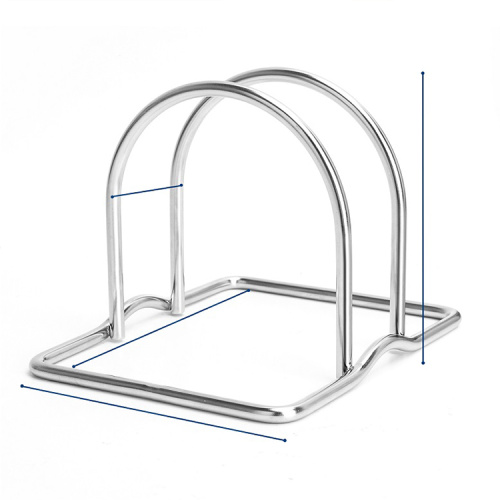 Rack da cucina con supporto per tagliere in acciaio inossidabile