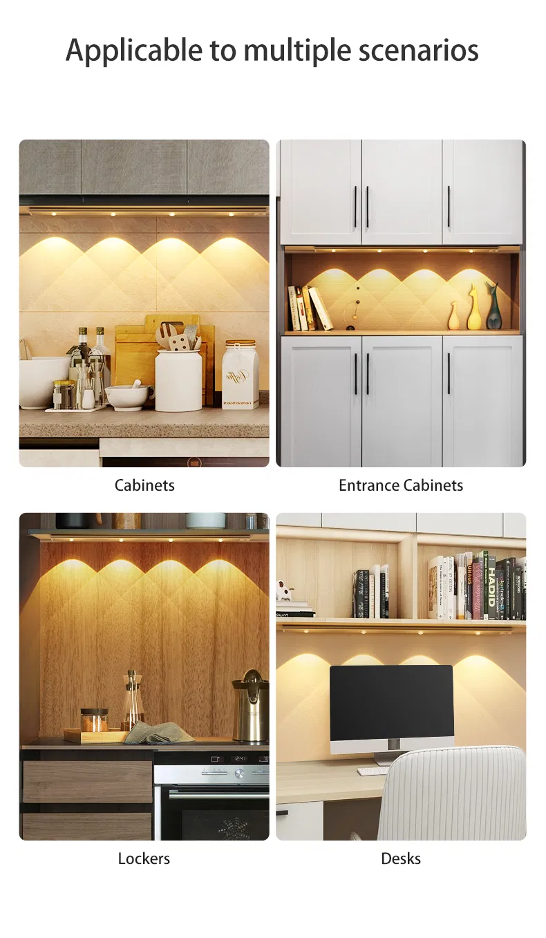 Wireless Motion Sensor LED Night Light for Kitchen Cabinets and Bedrooms