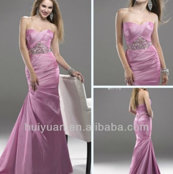 Backless purple evening dresses china