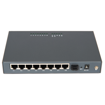 Fttb fttx industrial Epon 8*100m Poe onu