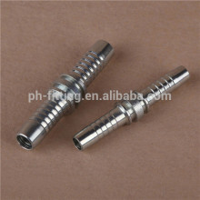 stainless steel stand double hydraulic hose fitting