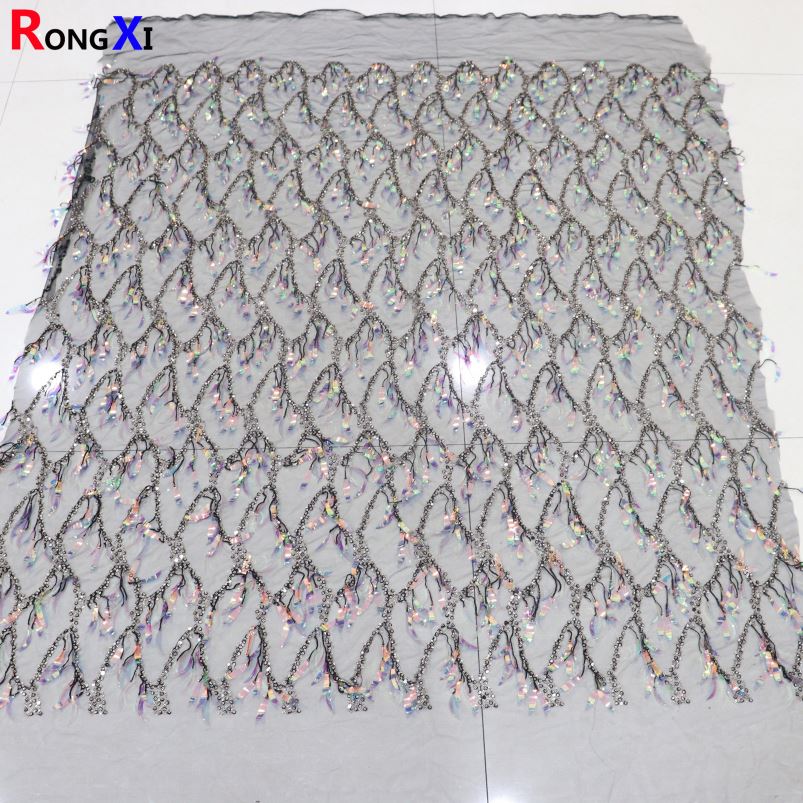 RXF1138 Professionelles Stretch-Pailletten-Gewebe mit CE-Zertifikat
