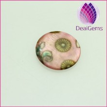 wholesale natural shell pendant 35mm round Mix Color shape bead
