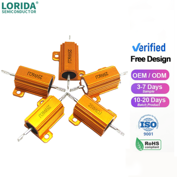Rx24 Resistor 10W Gold Aluminum Braking Load Resistor