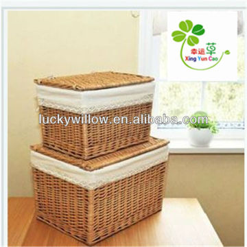 wicker basket with hamper and liner cheap wicker basket