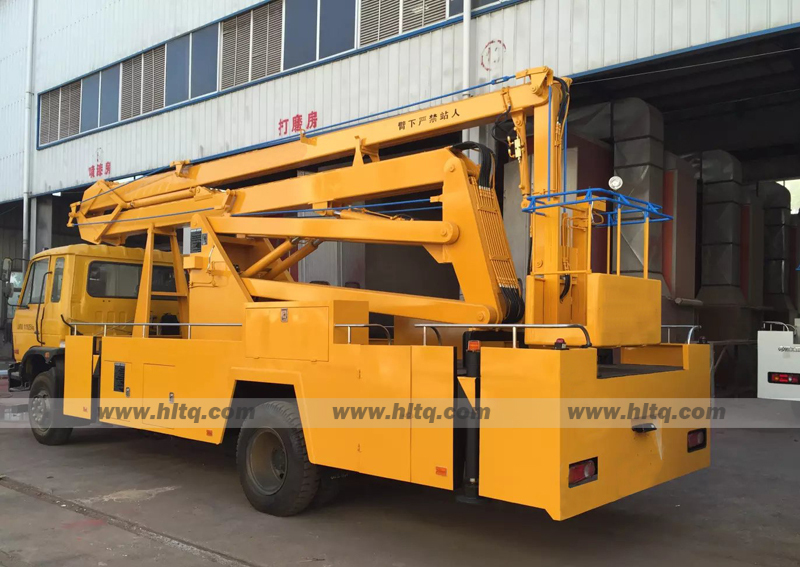 aerial suspended platform truck