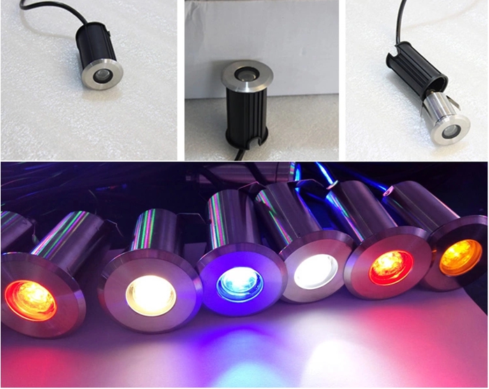 Embedded waterproof LED underwater light