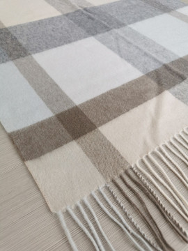 Wholesale plaid fashion custom scarf wool shawls ladies