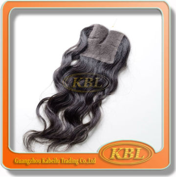 KBL body wave 100%peruvian virgin hair lace closure