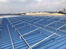 Aluminum alloy seam rooftop solar mounting system