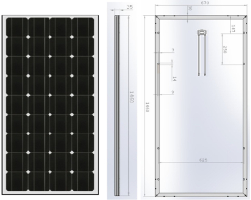 150W Mono Solar Panel