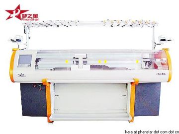 computerized flat knitting machine