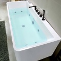 Indoor Rectangle Standing White Bathtubs Whirlpool