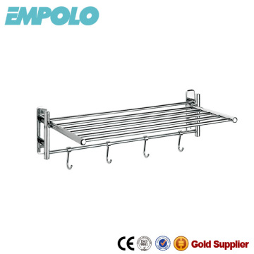 Movable Towel Shelf Big Bathtowel Shelves Folding Double Towel Holder 11313