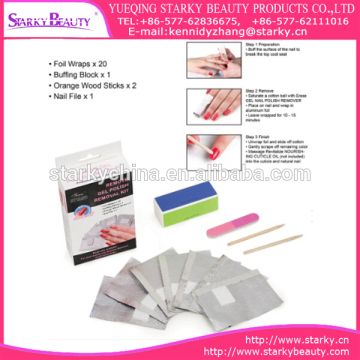 nail gel removal kit nail enamel Soak Off gel polish kit