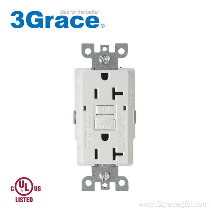 GFCI Outlet 20A 125V WITH SELF-TEST Function