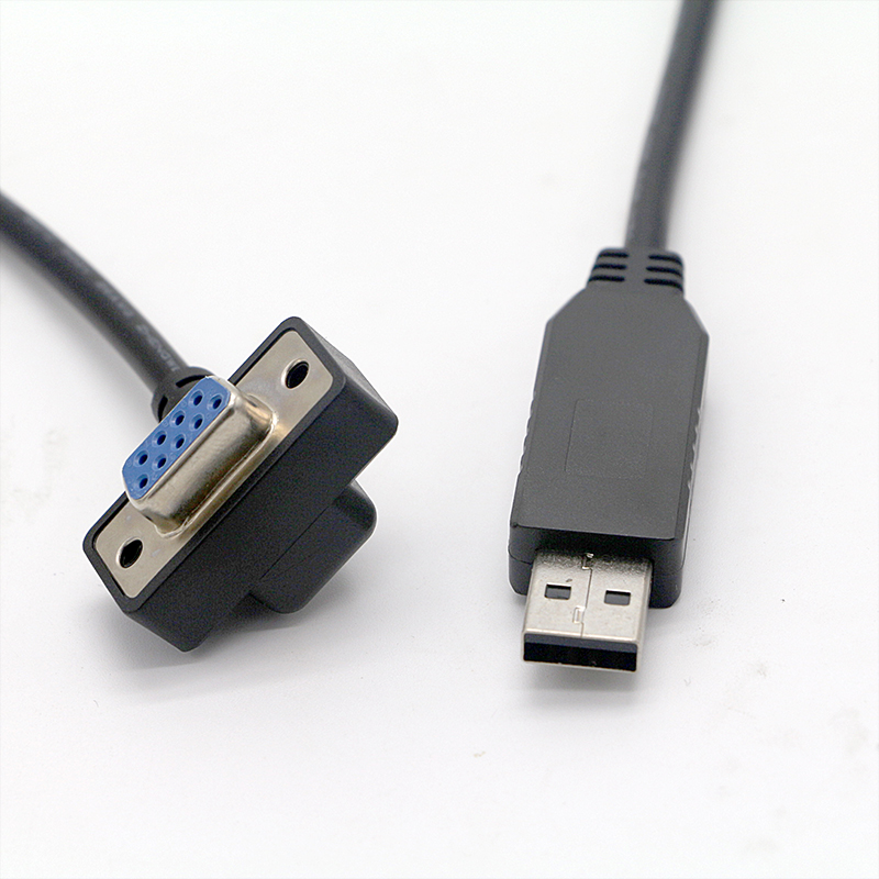 Conducteur USB vers la série RS232 DB9 9pin Câble adaptateur masculin ou féminin pour Win & Mac 3ft / 1m