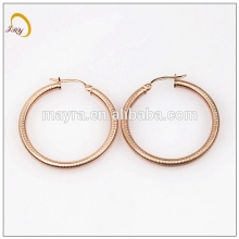 Factory direct 316L stainless steel earring circle rings characteristic jewelry
