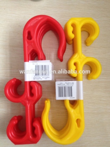 plastic lead hook yellow and red