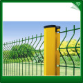 Galvanized peach shaped fence