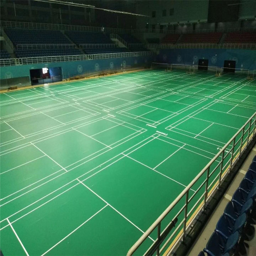 Venta caliente de bádminton de Indonesia Asia interior con suelo de patrón de piedra