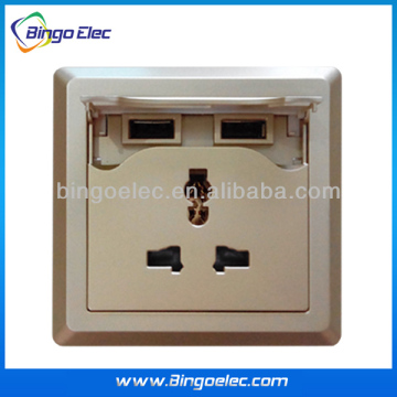 wall multi socket usb