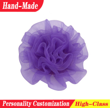 Pure color artificial cloth flower