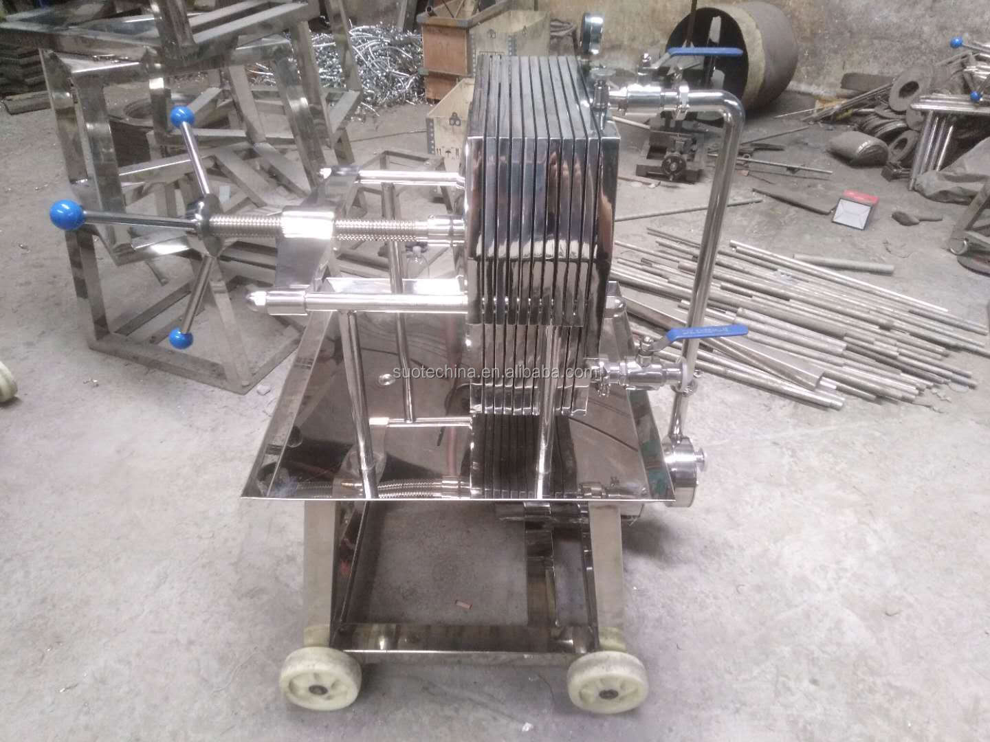 Low Price Guaranteed Quality Beverage/beer Plate Frame Filter With Electric Pump Sale