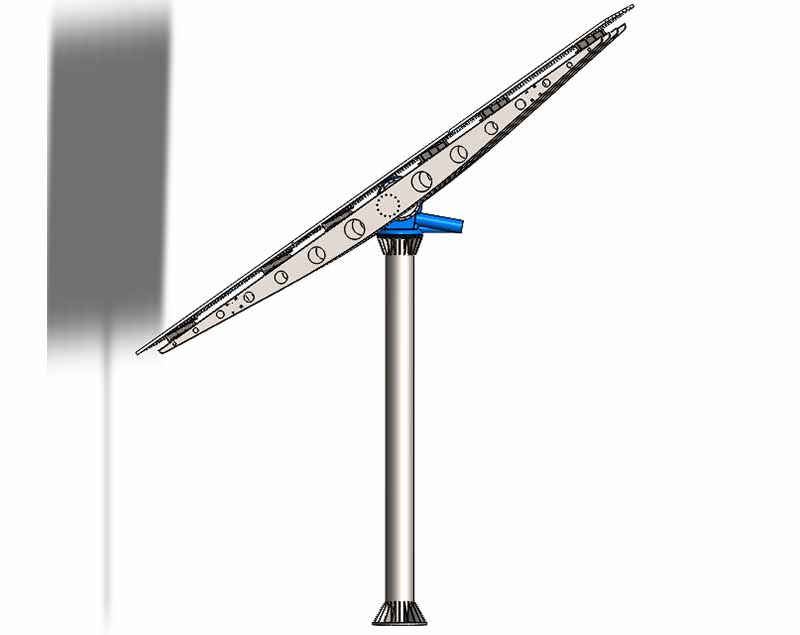 solar tracker Customizable dual axis solar tracker