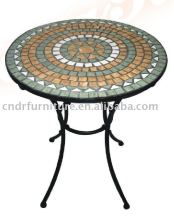 metal mosaic table