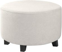 Moroccan Pouf Round Foot Stool Ottoman Cover