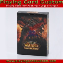 custom made black on black ace playing cards