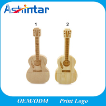 Bamboo USB Memory Pendrive Guitar USB Stick Wood USB Flash Drive