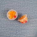 School 120G ingeblikte fruitcocktail in plastic beker