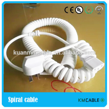 C14 3 CORE coiled extension cord