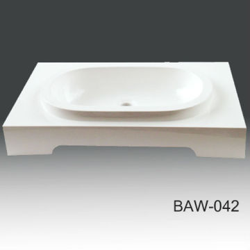 gel coat resin basin new,acrylic resin wash basin