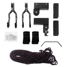 Kayak Lift Hoist Bike Ceiling Lift Hoist Overhead Rack Garage Storage Canoe Lift with 100 lb Capacity Bicycle Hoist