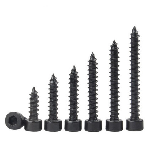 Black Oxide Coating Hex Socket Head Tapping Screws