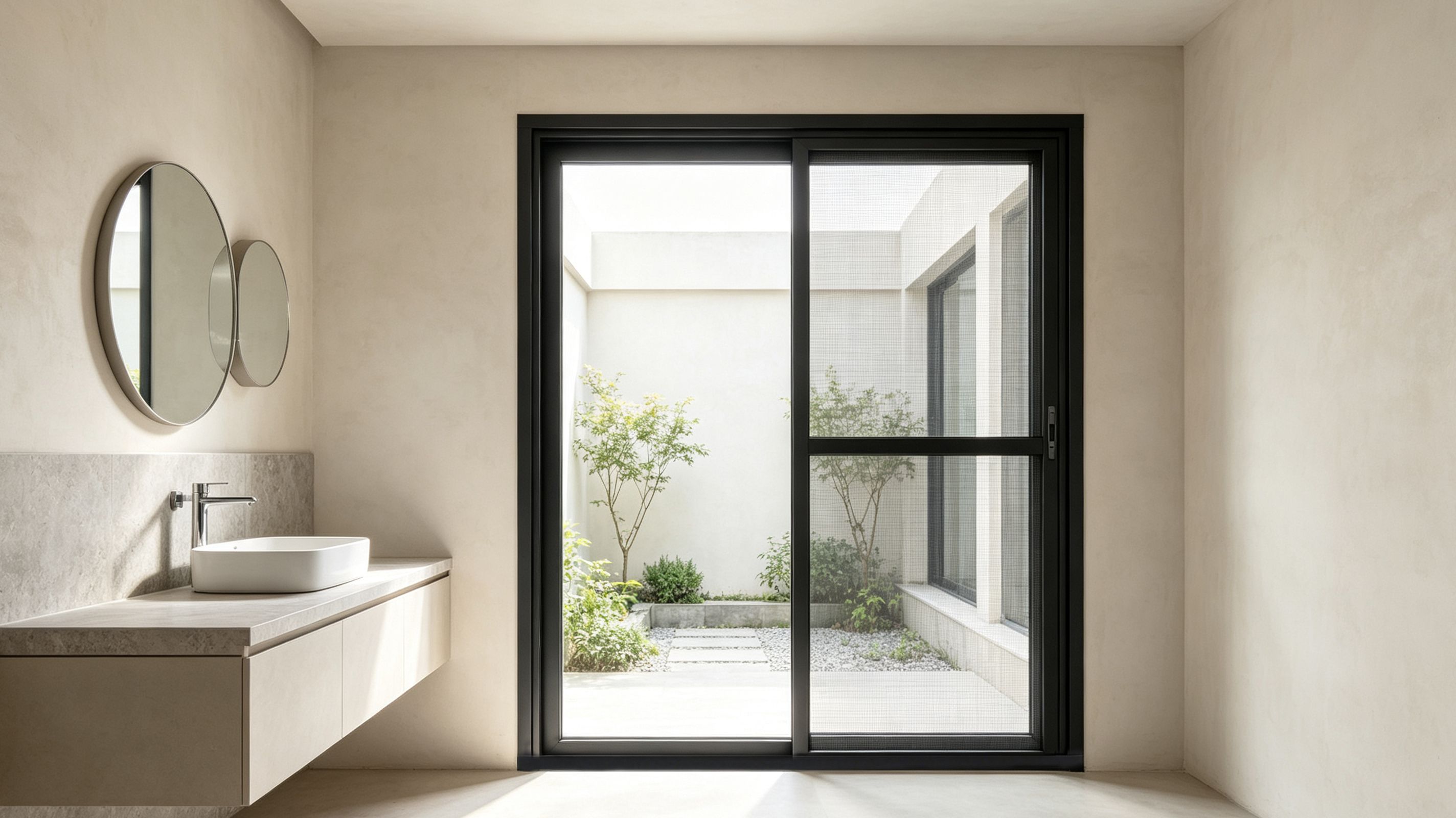 Porte coulissante en aluminium Hennissy AU100