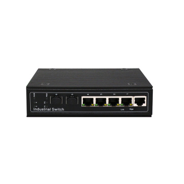 4ports CCTV Managed Industrial Network PoE Switch 48V