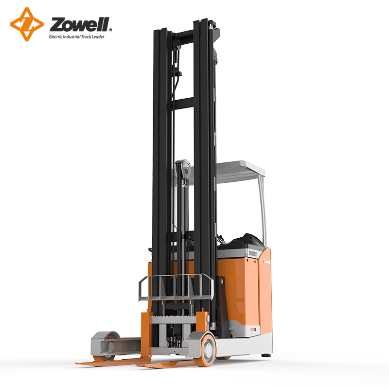 2t Electric Reach Truck with 12m Lift Height