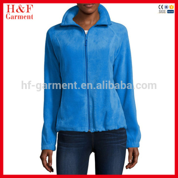 Windproof 100% polyester womens polar fleece jacket