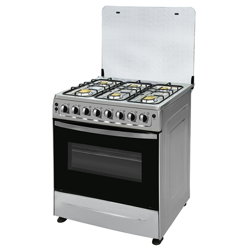 Forno a gas in acciaio inossidabile completo con 6burner