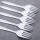 Disposable takeaway cutlery sets fork spoon napkin with opp bag for salad