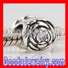 Sterling Silver Blooming Rose European Mother's Day Gift?