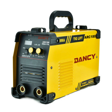 Dual voltage stick welding machine 180A arc welder manual welding 6013 7018 high duty cycle for continous metal welding