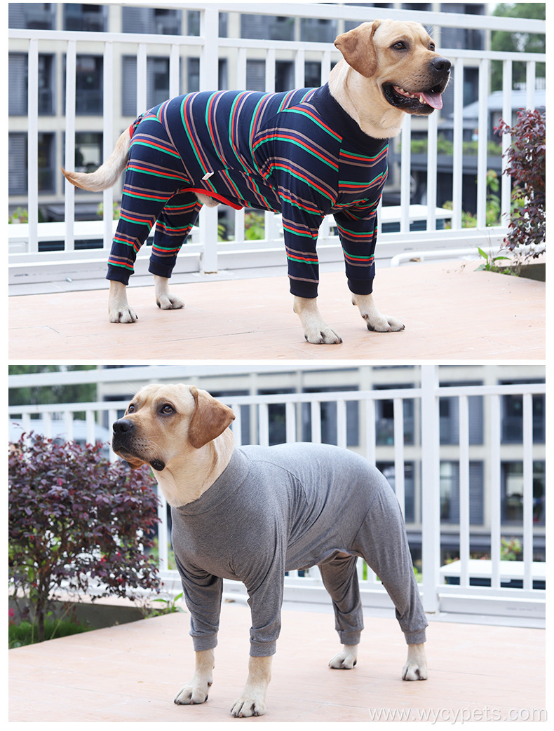 Four-legged Pet Recovery Suit Cotton Dog Pajamas